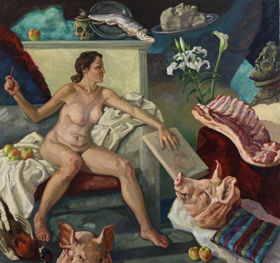 The Sibyl of the Castle of Wonders; oil on canvas, 200 x 215 cm, 2012