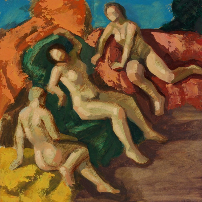 Ariadne; oil on board, 23 x 28 cm, 2011