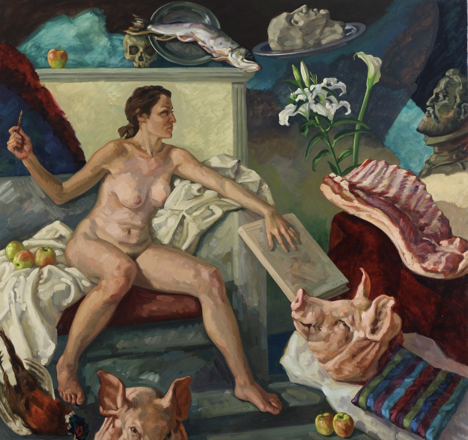 The Sibyl of the Castle of Wonders; oil on canvas, 200 x 215 cm, 2012