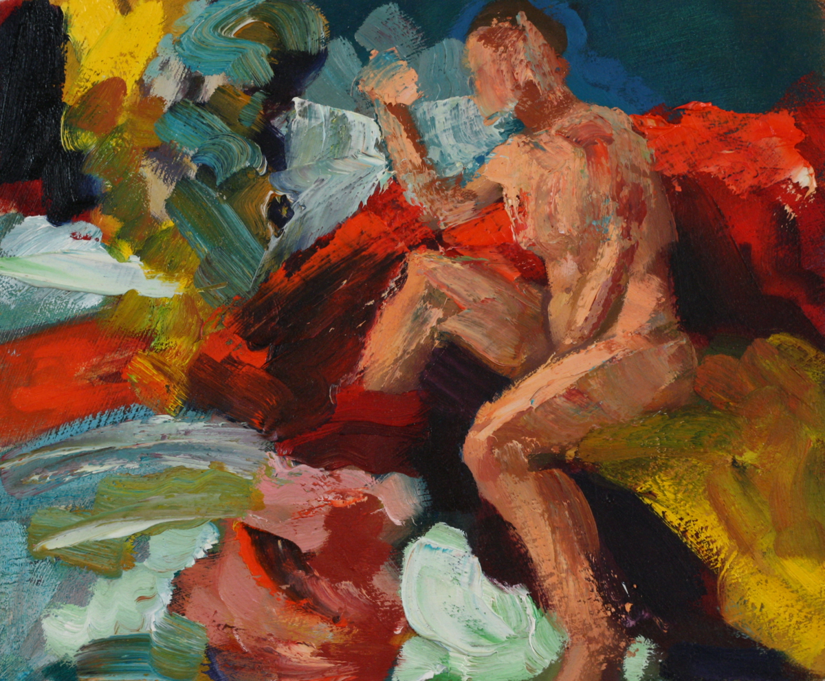 Ariadne; oil on board, 23 x 28 cm, 2011